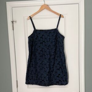 American Eagle Outfitters Blue Floral Mini Dress